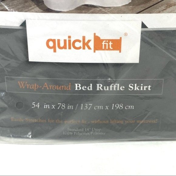 WALDORF White Ruffled Bed Skirt Bedskirt TWIN FULL NEW NIP - Picture 3 of 7